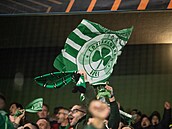 Fanouci Panathinaikosu na tribunách