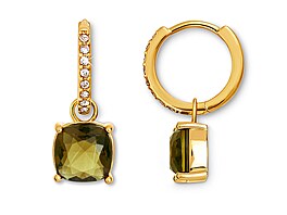 Zaklapávací náu�nice s bílými sklen�nými kamínky a odnímatelným p�ív�skem se...