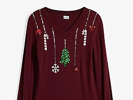 Jemný svet�ík z m�kkého úpletu s váno�ní aplikací. Cena 779 K�