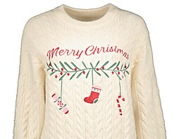 Váno�ní svetr s copánkovým vzorem ocení v�ichni milovníci klasiky. Cena 899 K�