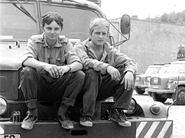 Jan Hausenblas: Fotografie ze základní vojenské slu�by v Michalovcích (1976 a�...