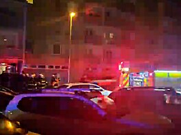 Hasi�i likvidovali po�ár na sídli�ti Vltava v �B