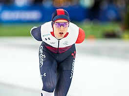 Metod�j Jílek b�hem závodu na 5000 metr� v Hamaru.