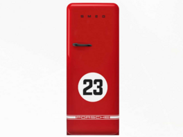 Lednice ve stylu 50. let inspirovaná vít�zstvím závodního Porsche 917 KG...