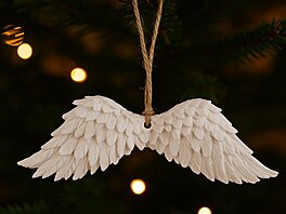 And�lská k�ídla pro �t�stí, symbol ochrany, sv�tla a klidu. Ru�n� vyrobená z...