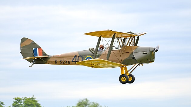 Letoun Tiger Moth ze sb�rky RAF Station Czechoslovakia v Podho�anech