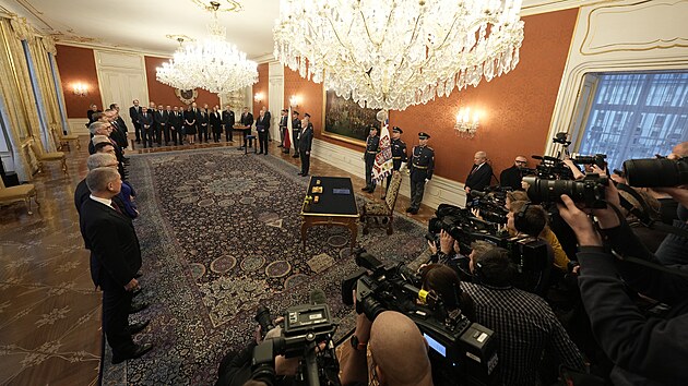 Prezident Petr Pavel jmenuje novou vl�du. (15. prosince 2025)