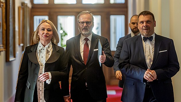 Kabinet v demisi premi�ra Petra Fialy m� ve st�edu na programu sv� posledn� ��dn� zased�n�. (10. prosince 2025)