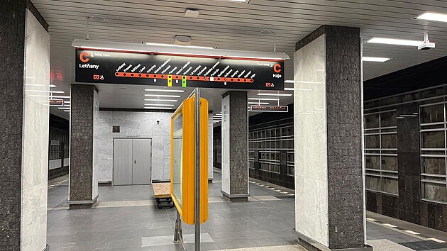 Nov� otev�en� a zmodernizovan� stanice metra C Pankr�c. (19. prosince 2025)