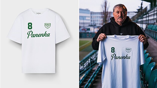 Sou��st� kolekce je tak� stylov� tri�ko s Panenkov�m motivem za 888 K�.