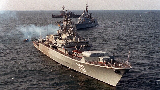 Rusk� fregata t��dy Krivak I Bdit�lnyj