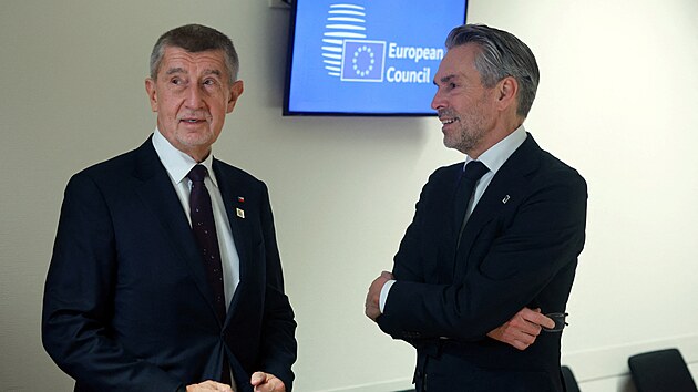 �esk� premi�r Andrej Babi� a nizozemsk� premi�r Dick Schoof (18. prosince 2025)