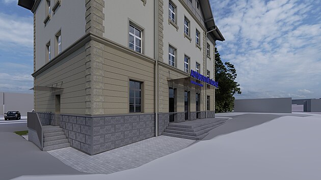 B�val� hotel U M�sta V�dn� p�estav� na odbavovac� budovu. Oprava autobusov�ho n�dra�� v Jind�ichov� Hradci potrv� do �ervence 2026.