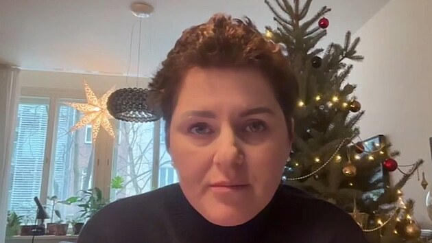Jana Mal��ov� p�i sjezdu SOCDEM formou online (13. prosince 2025)