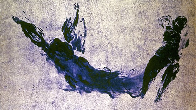 YVES KLEIN. Francouzsk� �kola. Antropometrie �modr�ho obdob�. 1960�1978. Lond�n, galerie Offay.