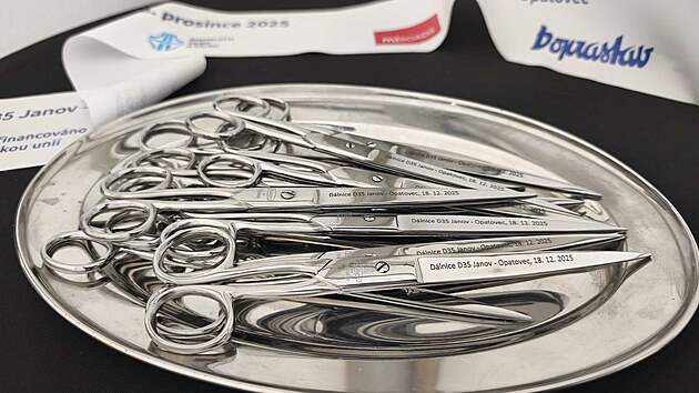 Slavnostn� otev�en� d�lni�n�ho �seku D35 mezi Janovem a Opatovcem (18. prosince 2025)