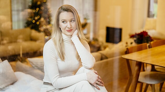 Spoluzakladatelka projektu O domov� Lucie Kocman. (19. prosince 2025)