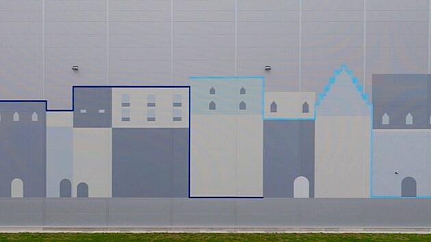 Nejvt esk mural zdob halu v Chebu. Vytvoil ho ChemiS.