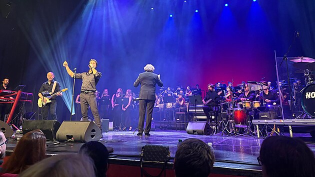 Sn�mek z koncertu Filmov� V�noce v pra�sk�m divadle Hybernia