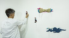 Výstava v býval�© přádelnÄ� v Jablonci spojuje textil a aktuáln�­ výtvarnou tvorbu