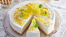 Citronový cheesecake