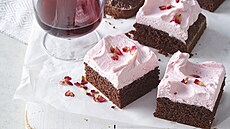 Brownies s �erveným vínem