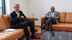 Designovaný �eský premiér Andrej Babi� (ANO) a p�edseda Evropské rady António...