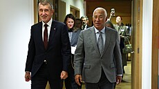 Designovaný �eský premiér Andrej Babi� (ANO) a p�edseda Evropské rady António...