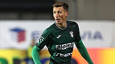 Karvinský obránce Dávid Krík.