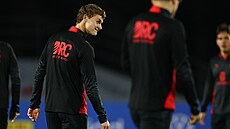 Maximilian Ibrahimovic b�hem tréninku s AC Milán.