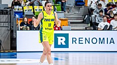 Pauline Astierová z USK Praha b�hem utkání v Eurolize.