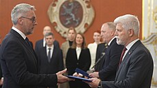 Prezident Petr Pavel jmenoval novou vládu. Na snímku Lubomír Metnar (ANO),...