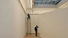 Galerie výtvarného um�ní Ostrava pro�la rekonstrukcí. Na snímku �editel JI�í...