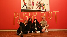 �lenky kapely Pussy Riot Maria Alyokhina, Lucy Shtein, Olga Borisova a Diana...
