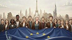 Mladí podle serveru Politico siln� tíhnou k podpo�e Evropské unie. (16....