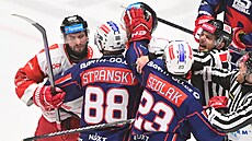 Poty�ka v zápase mezi Dynamem a Olomoucí.