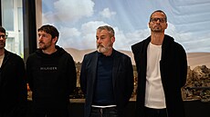 Bývalí fotbalisté Sigmy Olomouc (zleva) Michal Ková�, Pavel Hapal a David...