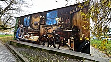 Trafostanice v ulici Ho�ej�í náb�e�í (Smíchov)