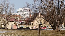 Stávající stav zástavby v okolí Komárova. (16. prosinec 2025). (16. prosinec...