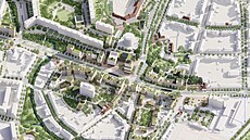 Vít�zný návrh ateliéru Gogolák + Grasse oslovil porotu urbanistické sout�e...