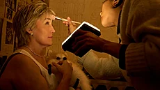 Boxerka Christy Martin, pr�kopnice �enského boxu v USA.