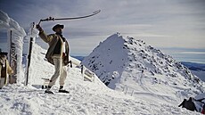 Slovenský zbojník p�i slavnostním zahájení zimní sezony v Jasné (29. listopadu...