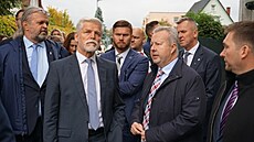 Sídli�t� �luknov si p�i leto�ní náv�t�v� prohlédl i prezident Petr Pavel.