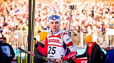 Tereza Voborníková v cíli sprintu