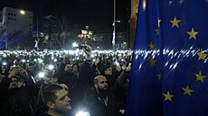 Protesty byly obrovské. (12. prosince 2025).