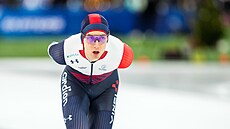 Metod�j Jílek b�hem závodu na 5000 metr� v Hamaru.