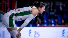 Elika Hamzová v zápase proti Lublinu.