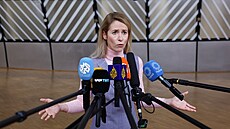 Vysoká p�edstavitelka Unie pro zahrani�ní v�ci a bezpe�nostní politiku Kaja...