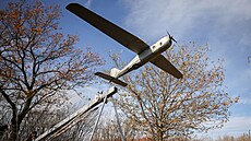 Ruský bezpilotní pr�zkumný letoun Orlan-10 (28. �íjna 2025)