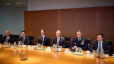 Ze� amerického prezidenta Donalda Trumpa Jared Kushner, zvlá�tní vyslanec USA...